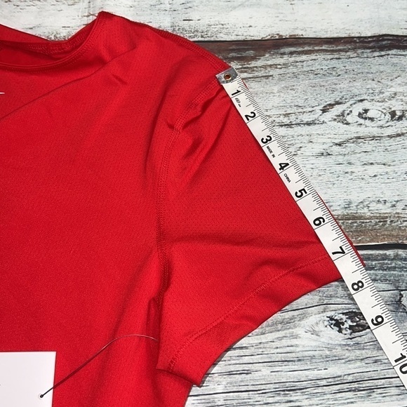 Women’s Nike Pro-Top T-Shirt Red Polyester Blend Size XXL ( RN#56323 ) - Picture 7 of 9